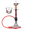 Narghilea Egyptian Hookah MD-S23 ,rosu cu creuzet cu sita