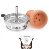 Narghilea Egyptian Hookah MD-S23 ,rosu cu creuzet cu sita - imagine 3